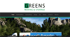 Desktop Screenshot of greensmovingandstorage.com